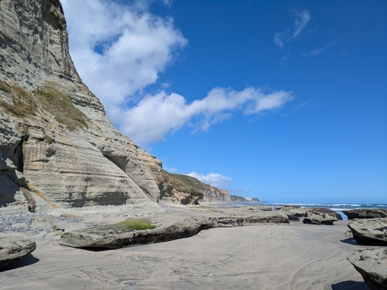 View south from Anatori beach. 50km south of here is Kohaihai where we stayed late last year at the end of the Heaphy Track.