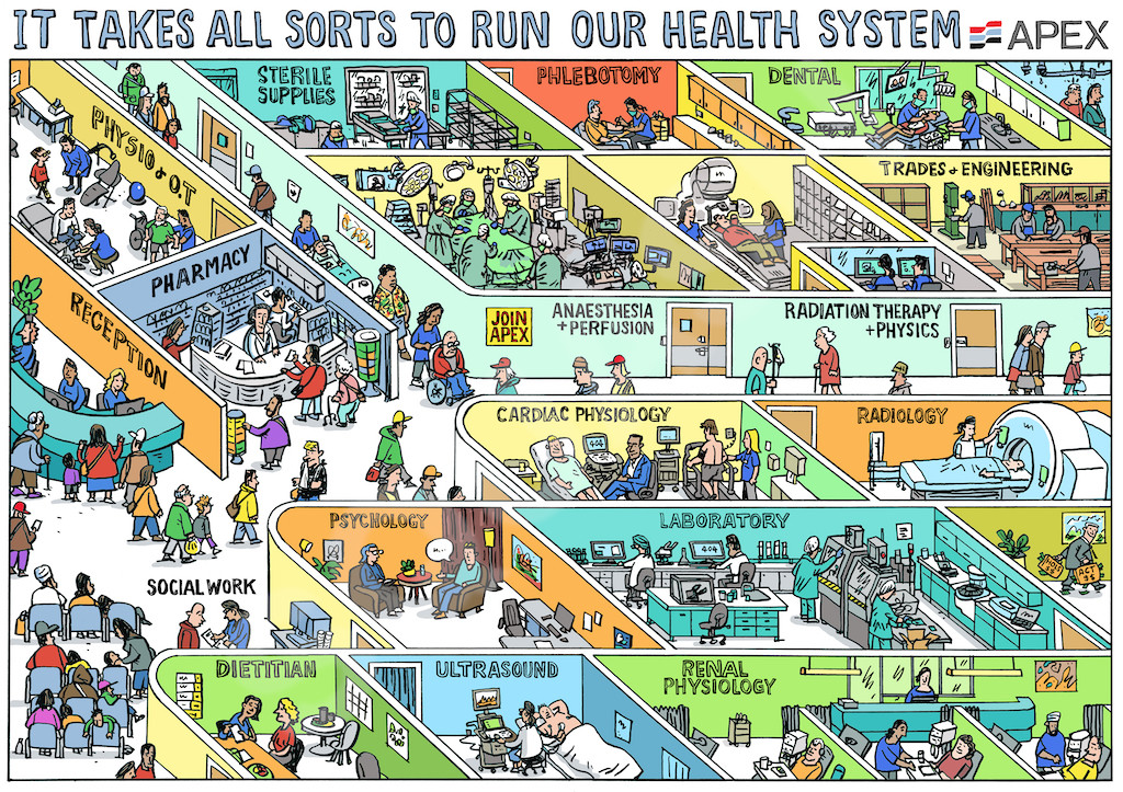 It takes all sorts to run our health system. APEX is the specialist union for all allied, scientific and technical employees in New Zealand..